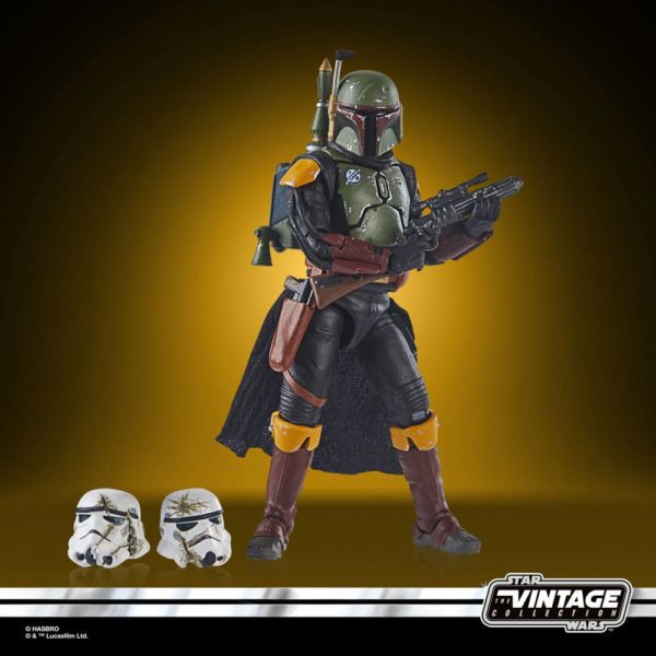 Boba Fett Tatooine aus Star Wars The Book of Boba Fett als (TVC) Vintage Collection Actionfigur im Deluxe Pack von Hasbro