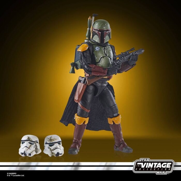 Boba Fett Tatooine aus Star Wars The Book of Boba Fett als (TVC) Vintage Collection Actionfigur im Deluxe Pack von Hasbro