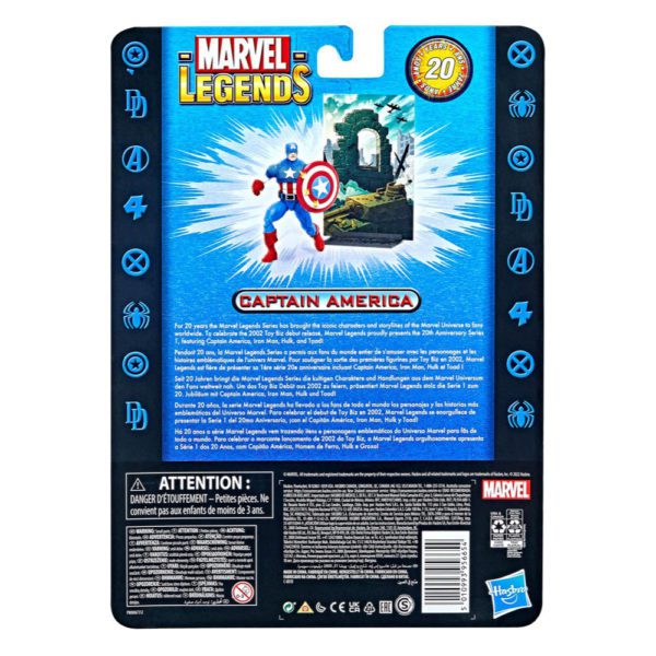 Captain America Marvel Legends 20th Anniversary Series 1 Figur von Hasbro
