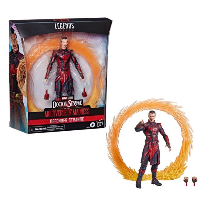 Defender Strange Marvel Legends Figur aus Doctor Strange in the Multiverse of Madness Rintrah BAF Wave (Build A Figure)