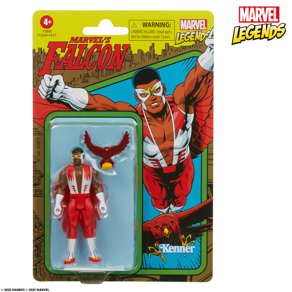 Marvel Legends Retro Marvels Falcon Figur von Hasbro