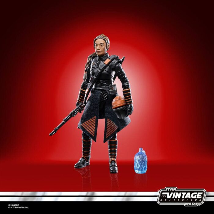 Fennec Shand aus Star Wars The Book of Boba Fett als (TVC) Vintage Collection Actionfigur im Deluxe Pack von Hasbro