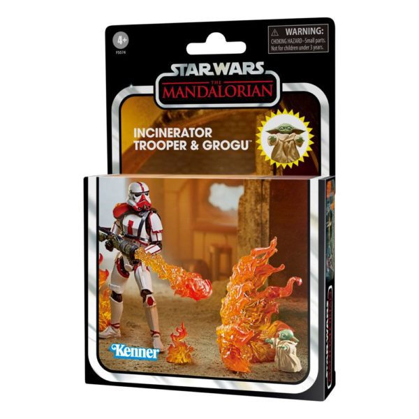 Incinerator Trooper & Grogu Star Wars The Mandalorian Vintage Collection Deluxe Figuren Pack von Hasbro