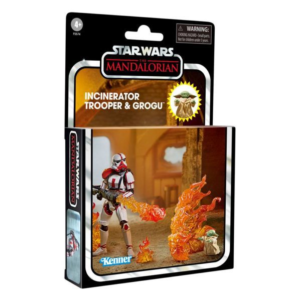 Incinerator Trooper & Grogu Star Wars The Mandalorian Vintage Collection Deluxe Figuren Pack von Hasbro