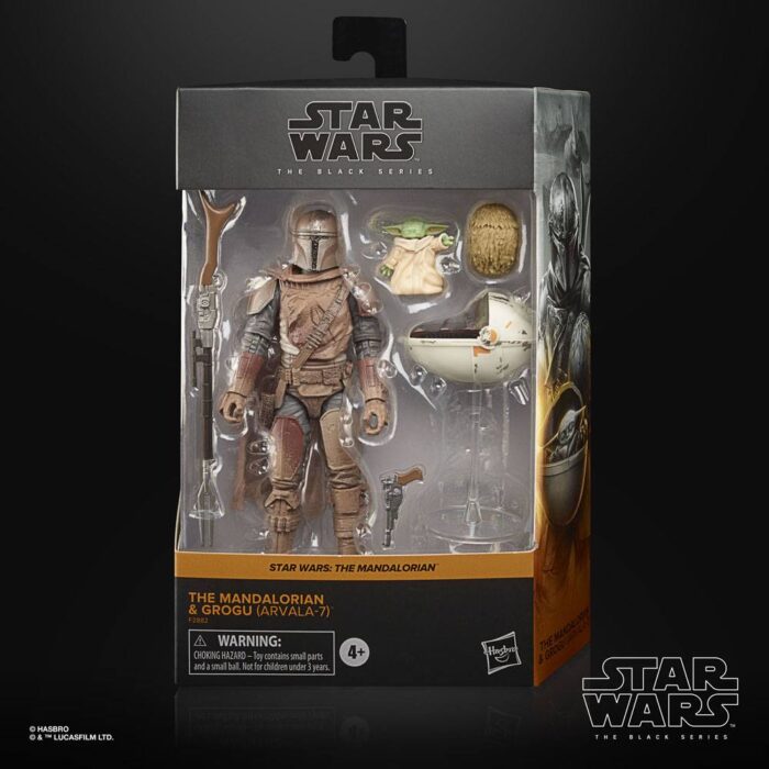 The Mandalorian & Grogu (Arvala-7) Actionfiguren aus der Star Wars Black Series von Hasbro