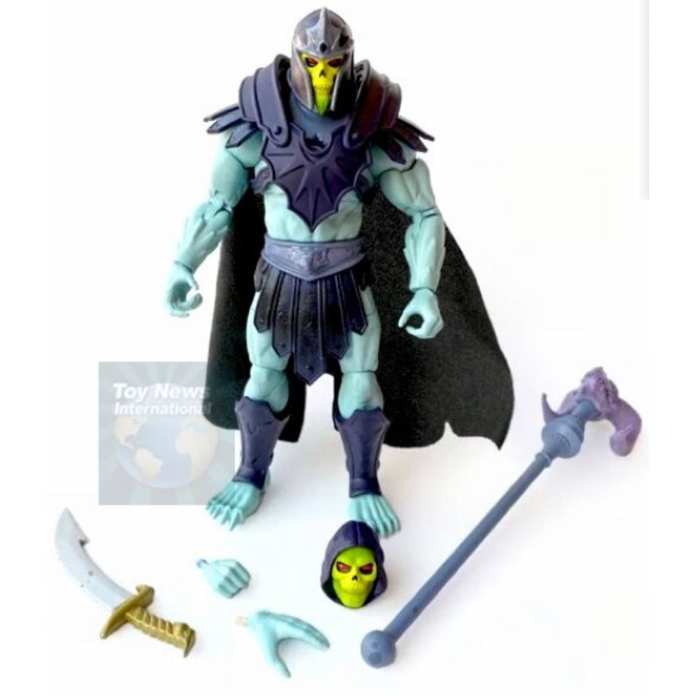 Erste Produktfotos der Masters of the Universe Revelation Figur Barbarian Skeletor