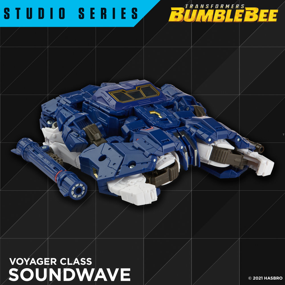 Soundwave aus Transformers Bumblebee als Studio Series Deluxe Class Actionfigur von Hasbro