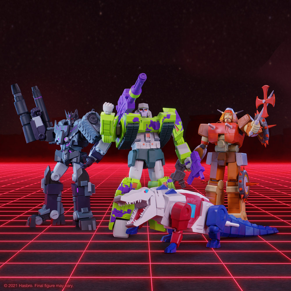 Super7 Transformers ULTIMATES Wave 3 - G2 Megatron, Tarn, Wreck-Gar und Alligaticon