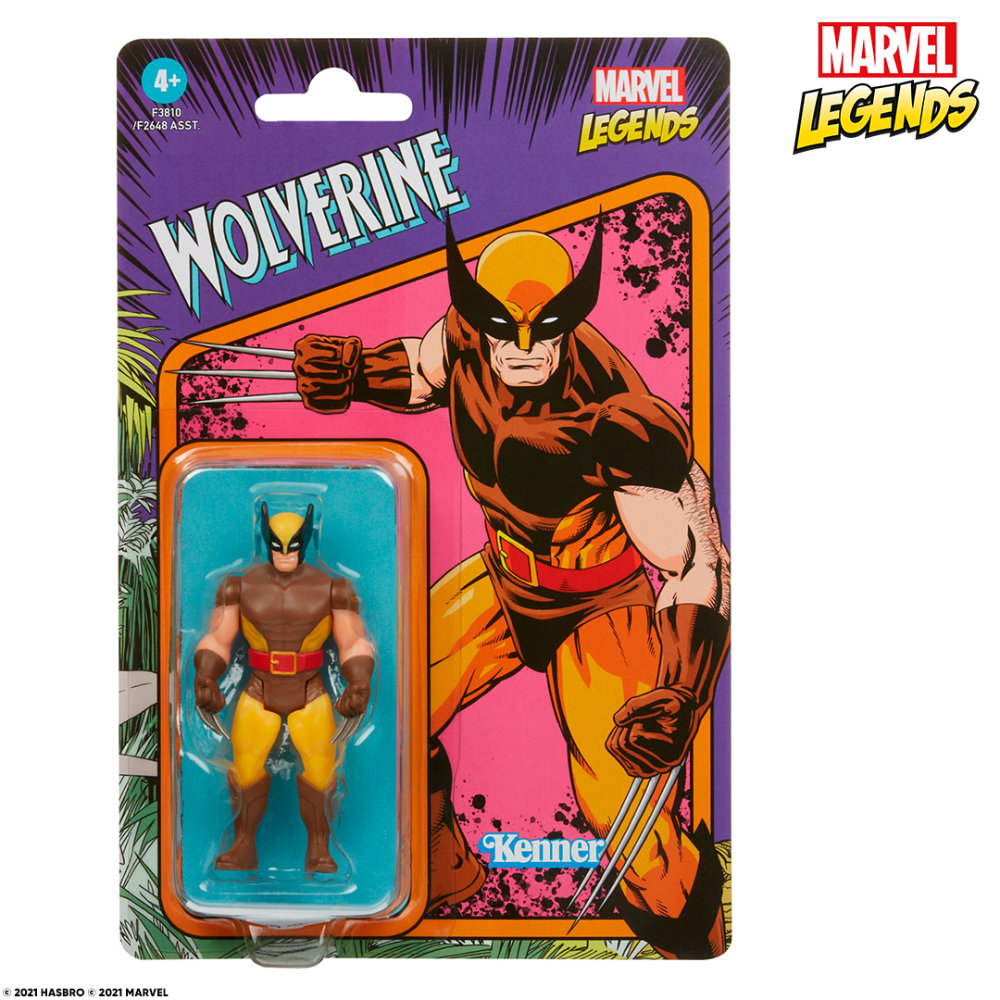 Wolverine Marvel Legends Retro Figur von Hasbro