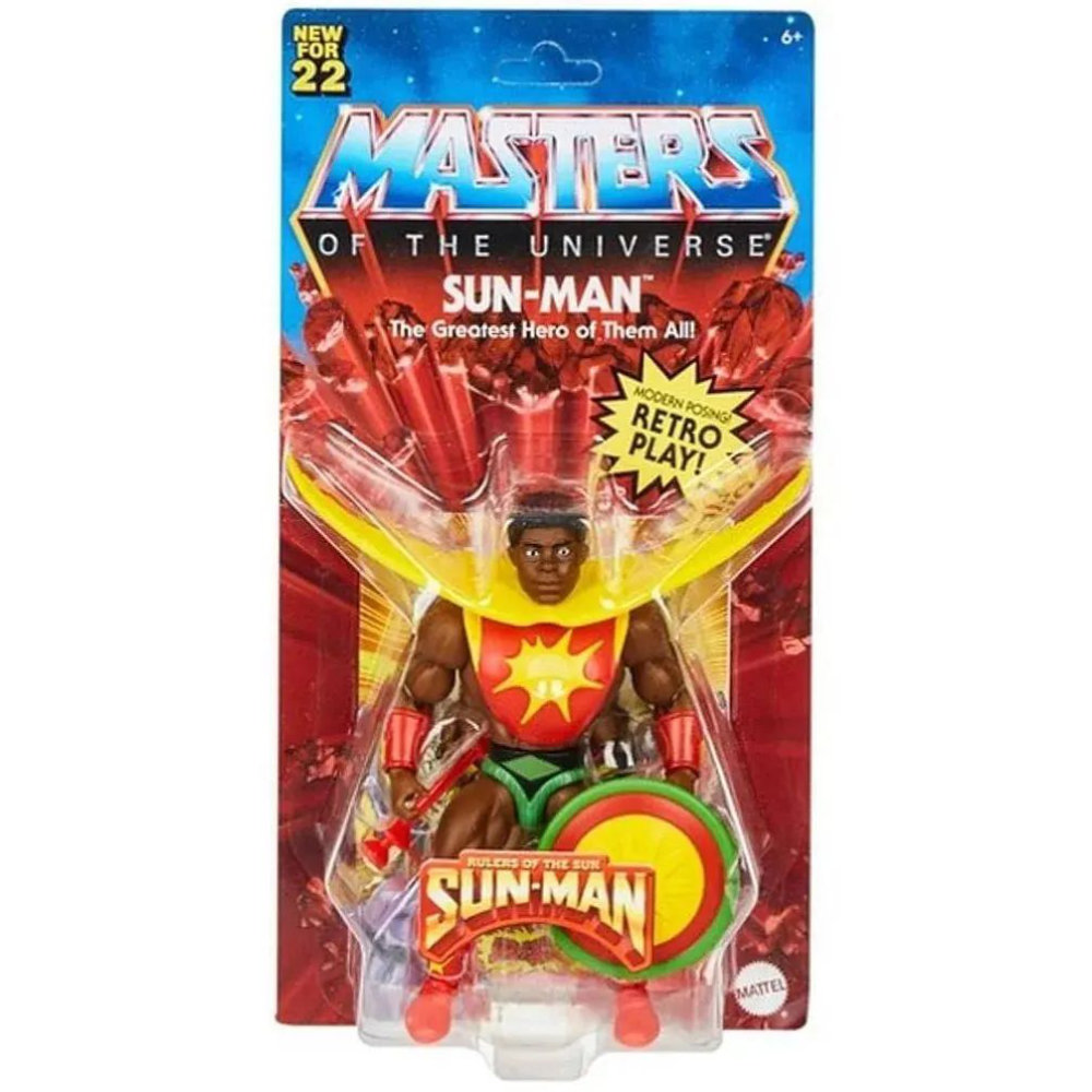 Cardback Bild Sun-Man Masters of the Universe (MotU) Origins von Mattel