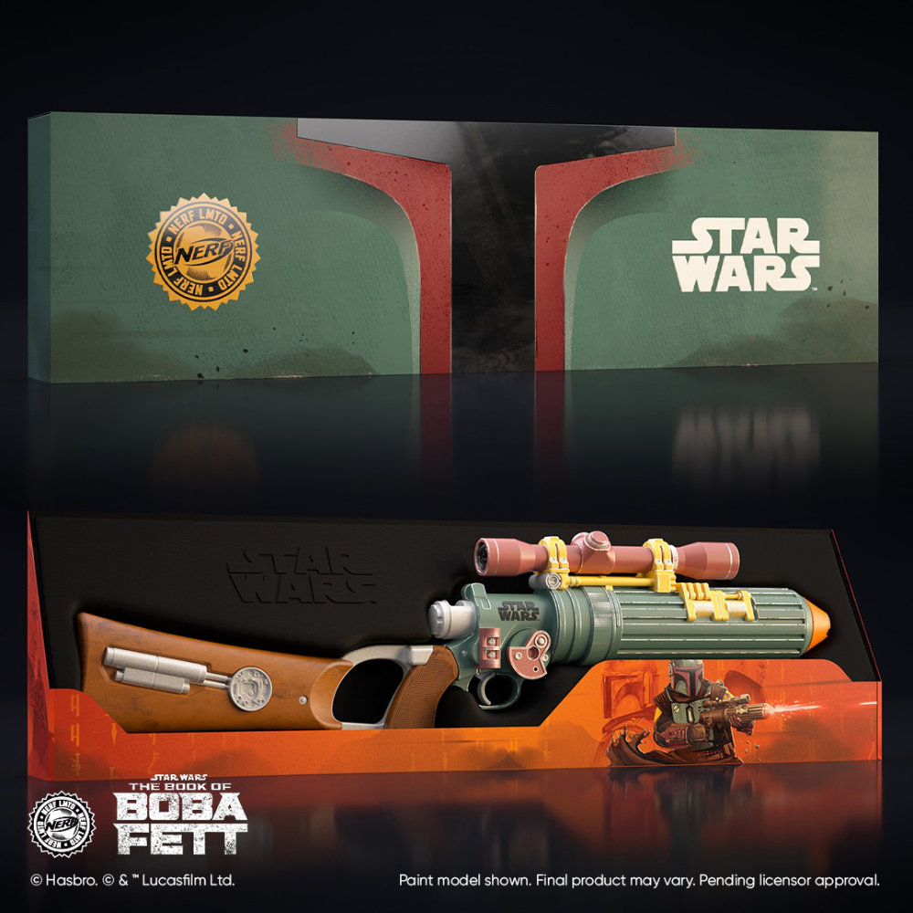 Star Wars Boba Fett´s EE-3 Blaster von NERF LMTD und Hasbro
