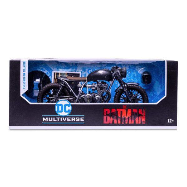 Bruce Wayne Drifter Motorcycle von DC Multiverse Fahrzeug von McFarlane Toys aus The Batman