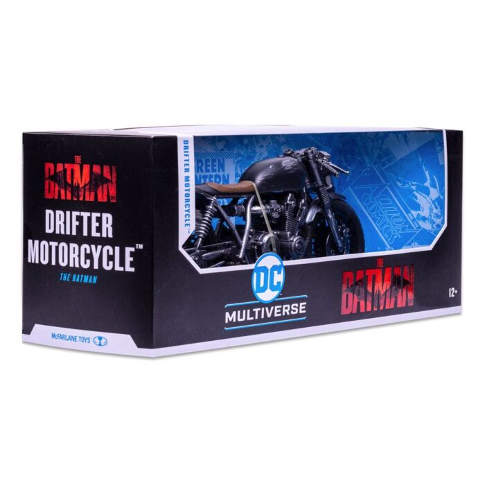 Bruce Wayne Drifter Motorcycle von DC Multiverse Fahrzeug von McFarlane Toys aus The Batman