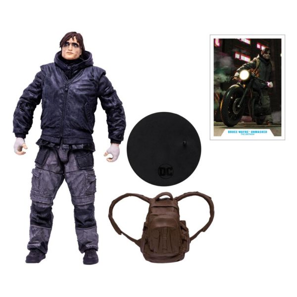 Bruce Wayne Drifter (Unmasked) DC Multiverse Figur von McFarlane Toys aus The Batman