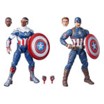 Captain America: Sam Wilson & Steve Rogers Marvel Legends Series Figuren im 2er-Pack von Hasbro aus The Falcon and the Winter Soldier und Avengers Endgame