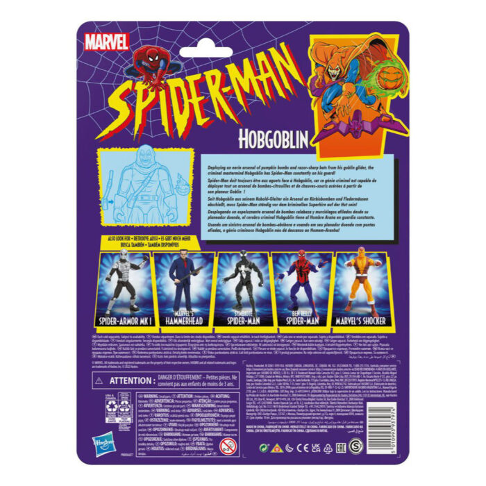 Hobgoblin Marvel Legends Series Retro Collection Spider-Man Comics Figur von Hasbro
