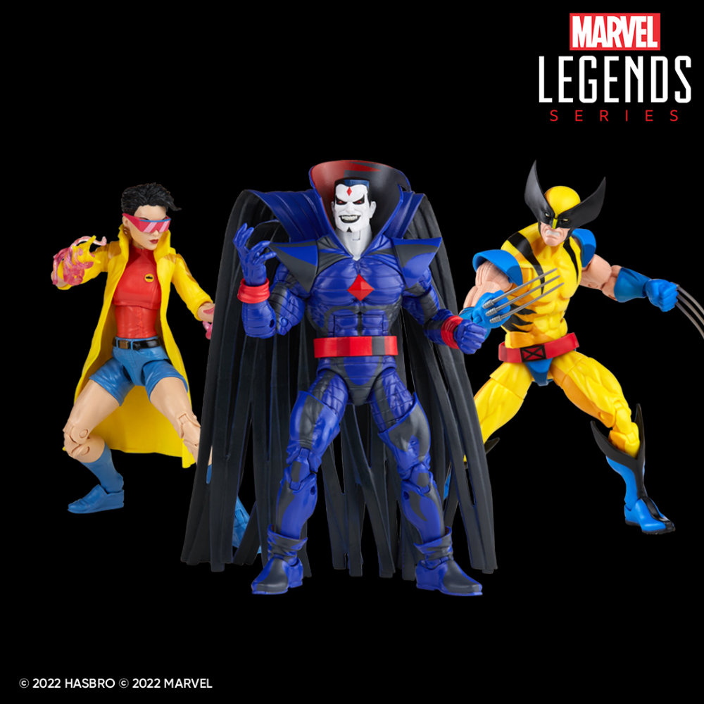 Erster Blick auf Produktfotos der neuen Marvel Legends Series X-Men 90´s Figuren Wolverine, Jubilee, Mr Sinister von Hasbro Pulse gewährt