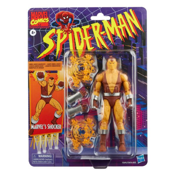 Marvels Shocker Marvel Legends Series Retro Collection Spider-Man Comics Figur von Hasbro