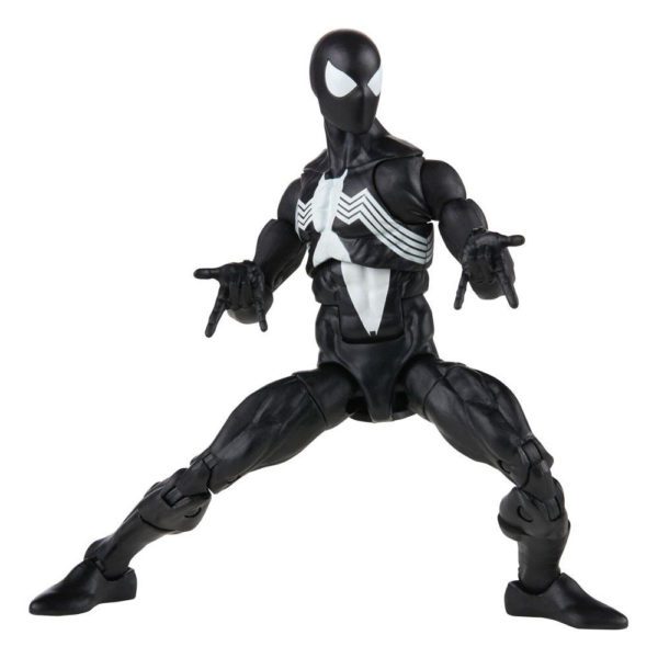 Spider-Man (Symbiote) Marvel Legends Series Retro Collection Spider-Man Comics Figur von Hasbro