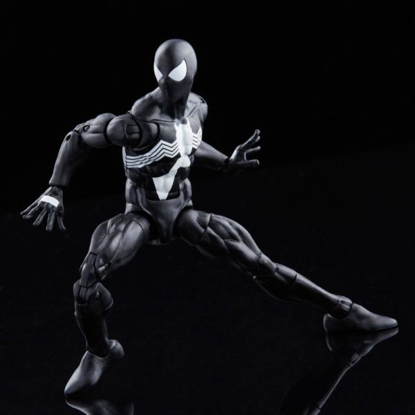 Spider-Man (Symbiote) Marvel Legends Series Retro Collection Spider-Man Comics Figur von Hasbro