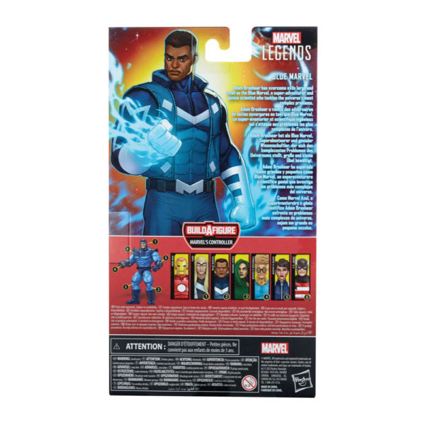 Blue Marvel aus der Marvel Legends Series Build-A-Figure (BAF) Wave Marvel's Controller von Hasbro
