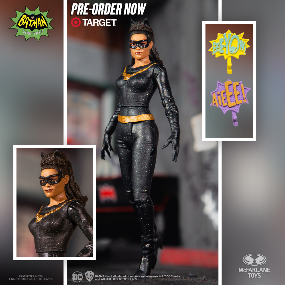 Batman und The Riddler in Boxhandschuhen, Catwoman und The Penguin kommen in der DC Retro Collection von McFarlane Toys