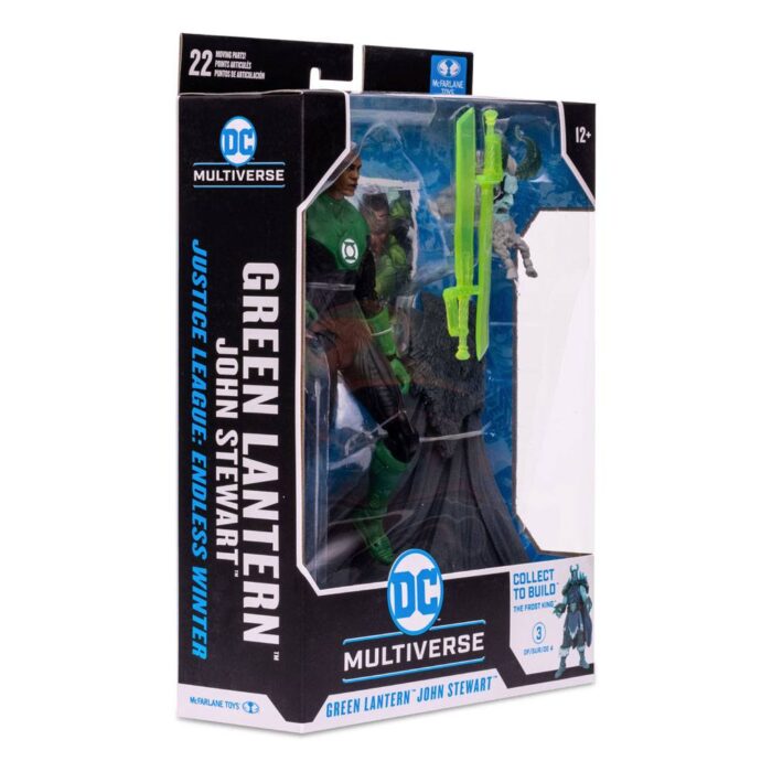 Green Lantern John Stewart DC Multiverse Build-A-Figure (BAF) Figur von McFarlane Toys aus Justice League: Endless Winter