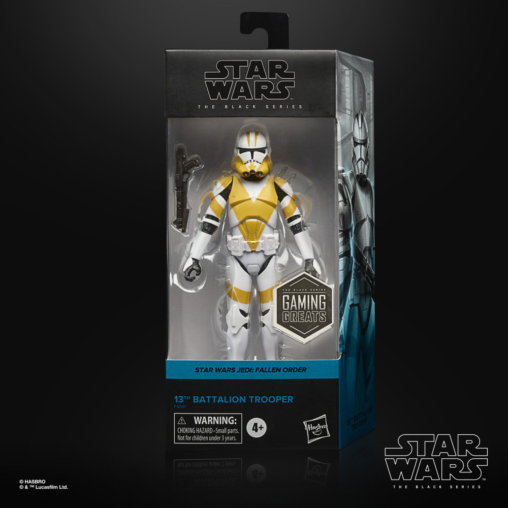 13th Battalion Trooper als Star Wars Black Series Gaming Greats Figur von Hasbro aus Republic Commando
