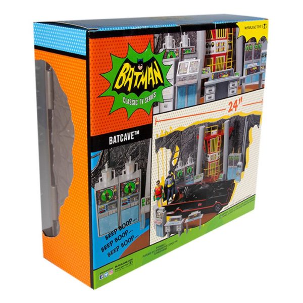 Batcave DC Retro Gebäude von McFarlane Toys aus der Batman 66 Classic TV Series