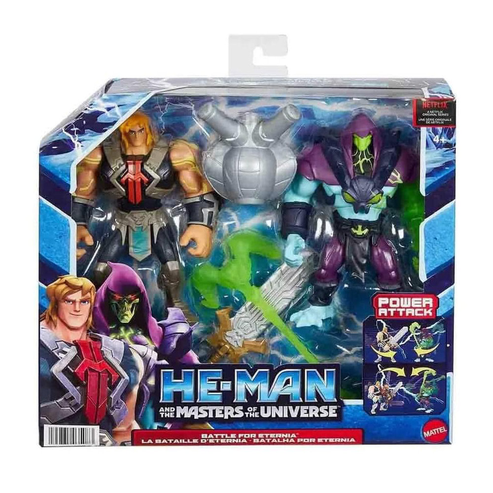 Battle for Eternian 2er-Pack mit He-Man und Skeletor aus der He-Man and the Masters of the Universe Netflix Serie