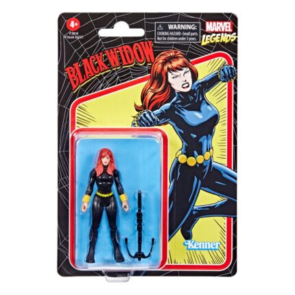 Black Widow Marvel Legends Series Retro 375 Collection Figur von Hasbro