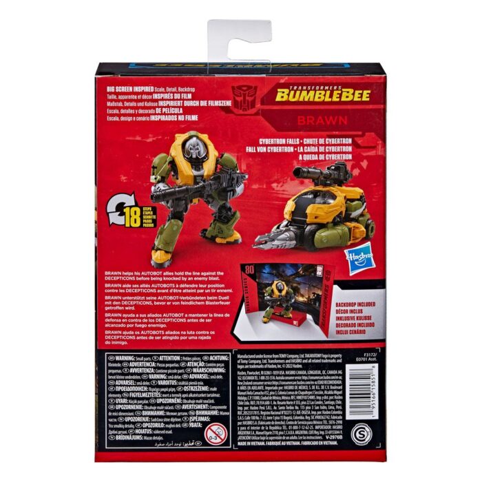 Brawn Transformers Studio Series Deluxe Class Figur 80 von Hasbro aus Transformers: Bumblebee