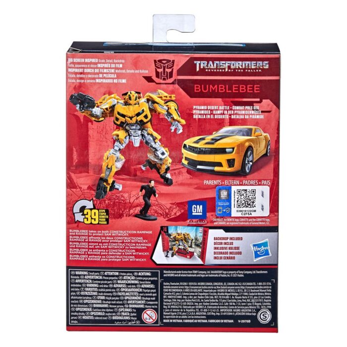 Bumblebee und Sam Witwicky Transformers Studio Series Deluxe Class Figur 74 von Hasbro aus Transformers: Revenge of the Fallen
