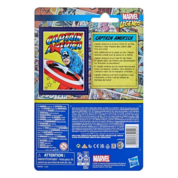 Captain America Legends Retro 375 Collection Figur von Hasbro aus den Marvel Comics