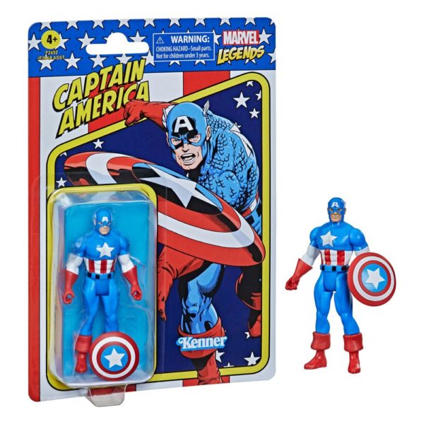 Captain America Legends Retro 375 Collection Figur von Hasbro aus den Marvel Comics