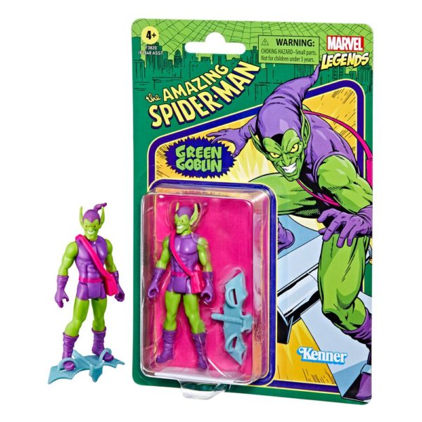 Green Goblin Marvel Legends Retro 375 Collection Figur von Hasbro aus den The Amazing Spider-Man Comics