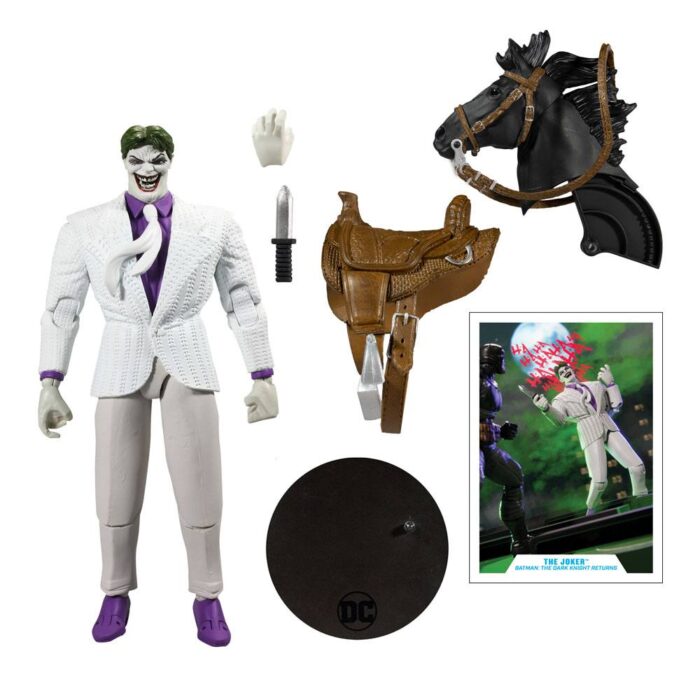 The Joker DC Multiverse Figur von McFarlane Toys aus The Dark Knight Returns - Build-A-Figure Batmans Horse
