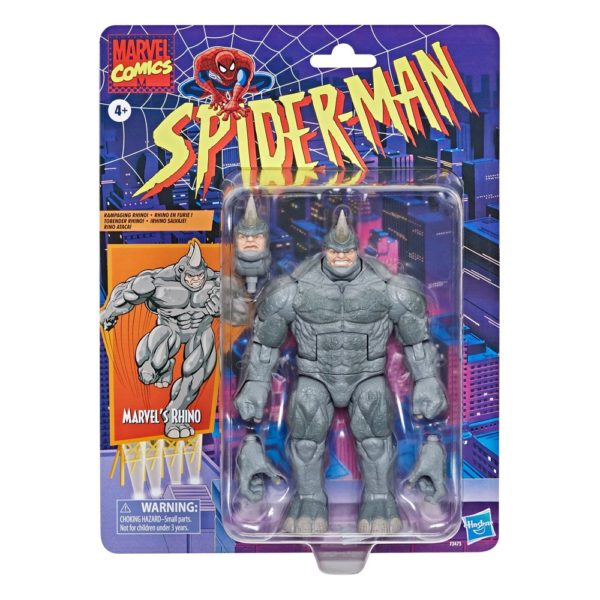 Marvel´s Rhino Marvel Legends Series Retro Collection Spider-Man Comics Figur von Hasbro