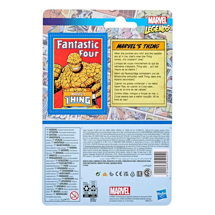 Marvel´s The Thing Marvel Legends Retro 375 Collection Figur von Hasbro aus den Fantastic Four Comics