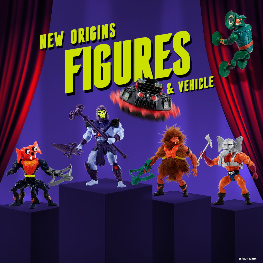 Weitere neue Masters of the Universe Origins (MotU) Figuren aus der Evil Horde und Roton von Mattel vorgestellt