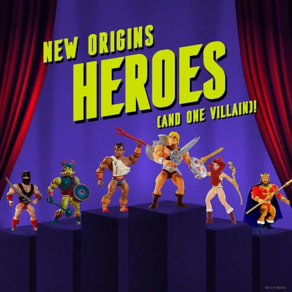 Neue Masters of the Universe Origins Figuren offiziell von Mattel vorgestellt
