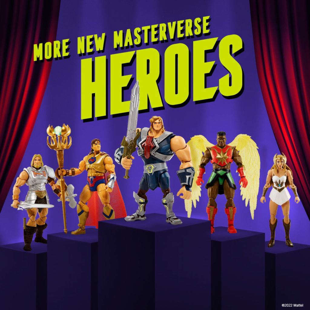Mehr neue Masters of the Universe Revelation Masterverse und Power-Attack Figuren von Mattel vorgestellt