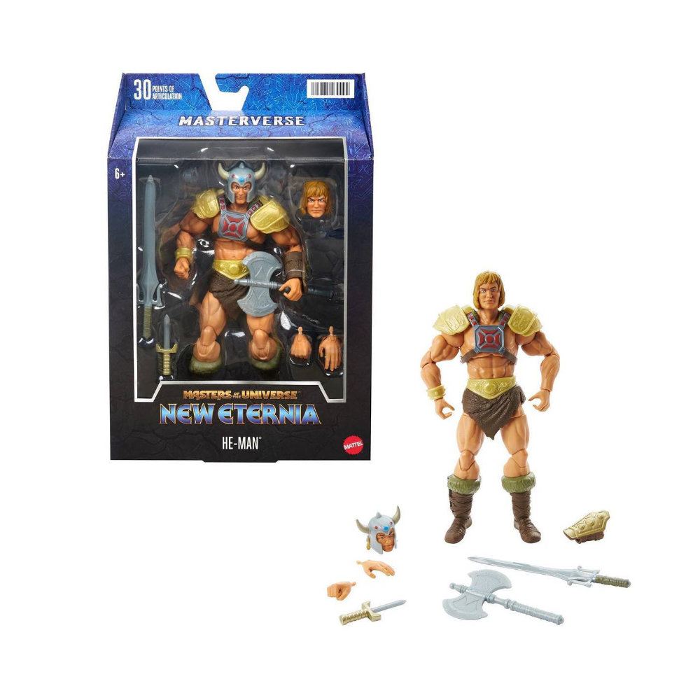 Erste Produktfotos der Masters of the Universe Revelation Masterverse Figur New Eternia Viking He-Man