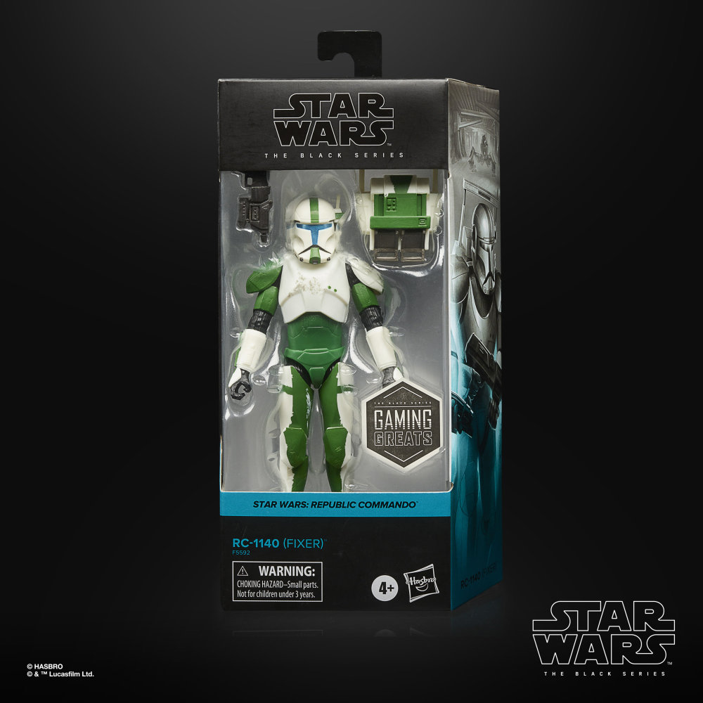 RC-1140 (Fixer) als Star Wars Black Series Gaming Greats Figur von Hasbro aus Republic Commando