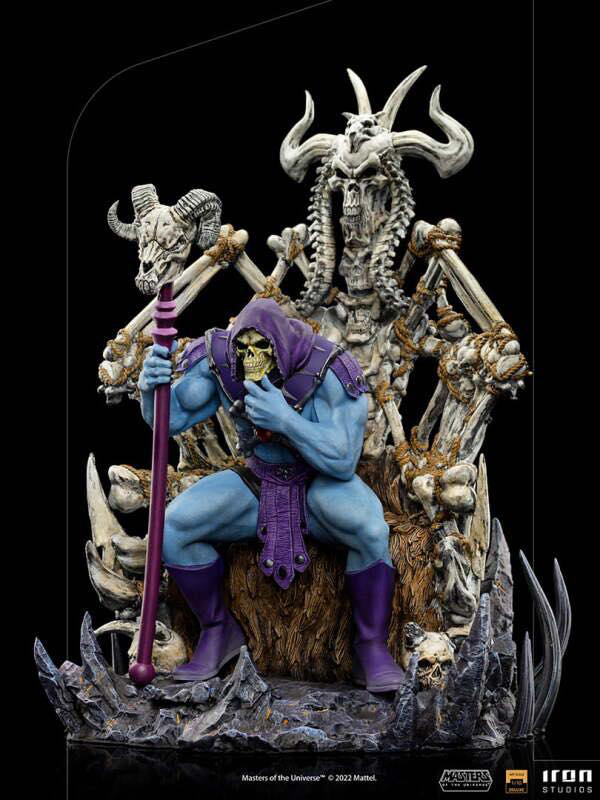 Skeletor on Throne Deluxe 1:10 Masters of the Universe (MotU) Figur von Iron Studios