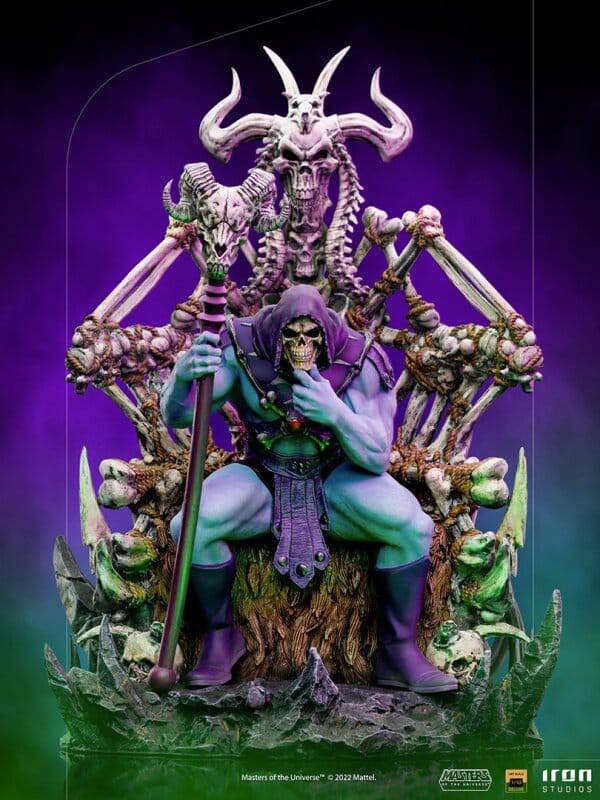 Skeletor on Throne Deluxe 1:10 Masters of the Universe (MotU) Figur von Iron Studios