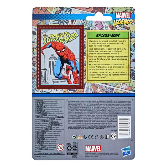 Spider-Man Marvel Legends Retro 375 Collection Figur von Hasbro aus den The Amazing Spider-Man Comics