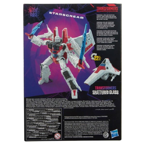 Starscream Transformers Generations Shattered Glass Collection von Hasbro (Exclusive Hasbro Pulse Variant Cover)