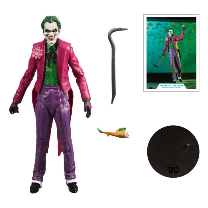 The Joker (The Clown) DC Multiverse Figur von McFarlane Toys aus den Batman: Three Jokers Comics