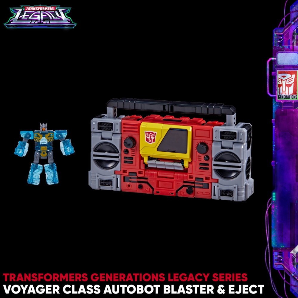 Autobot Blaster & Eject Transformers Generations Legacy Series Voyager Class